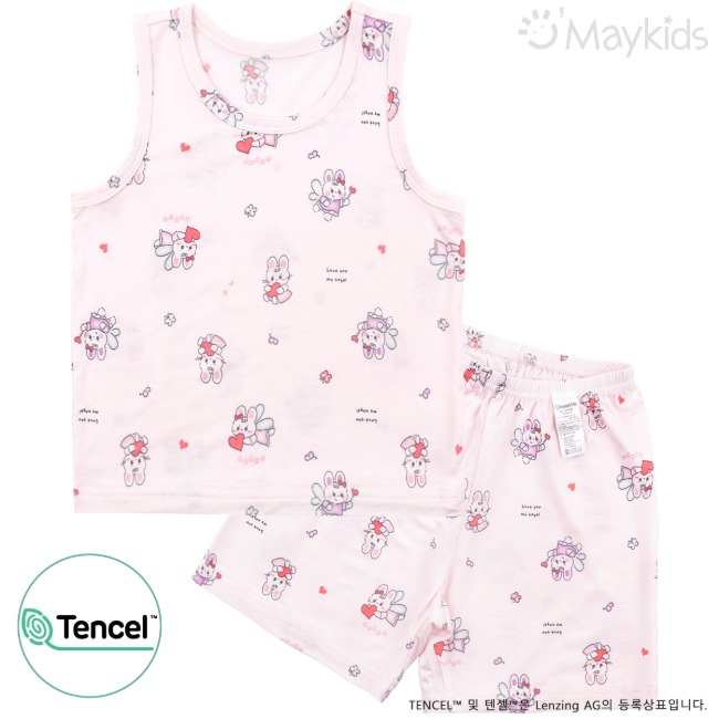 Non-fluorescent Angel Rabbit - Sleeveless Modal