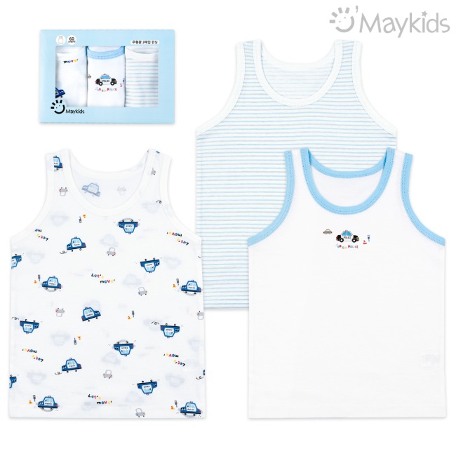 Moving Police Boy's 3-Pack Tank Top