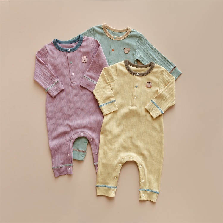 25F/W SUPIMA比馬棉羅紋系列-撞色連身服