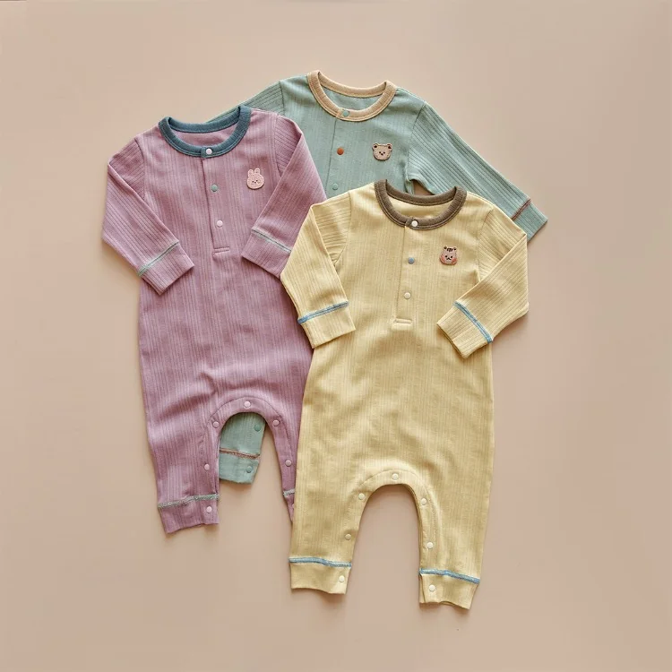 25F/W SUPIMA比馬棉羅紋系列-撞色連身服