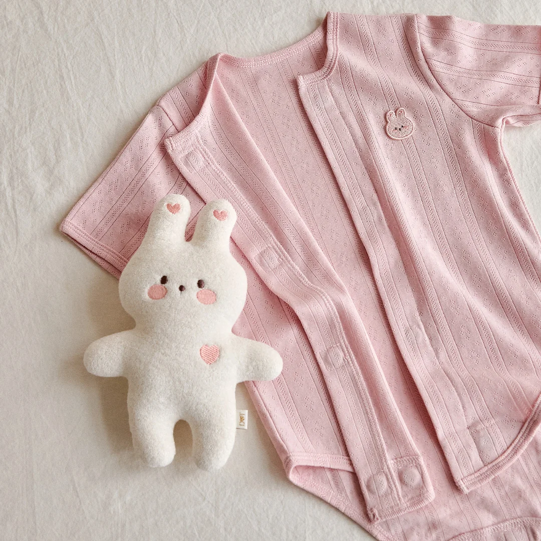 DOT TO DOT 26S/S DTD一碰閉合磁扣系列🧲-清涼鏤空包屁衣 細節圖 1