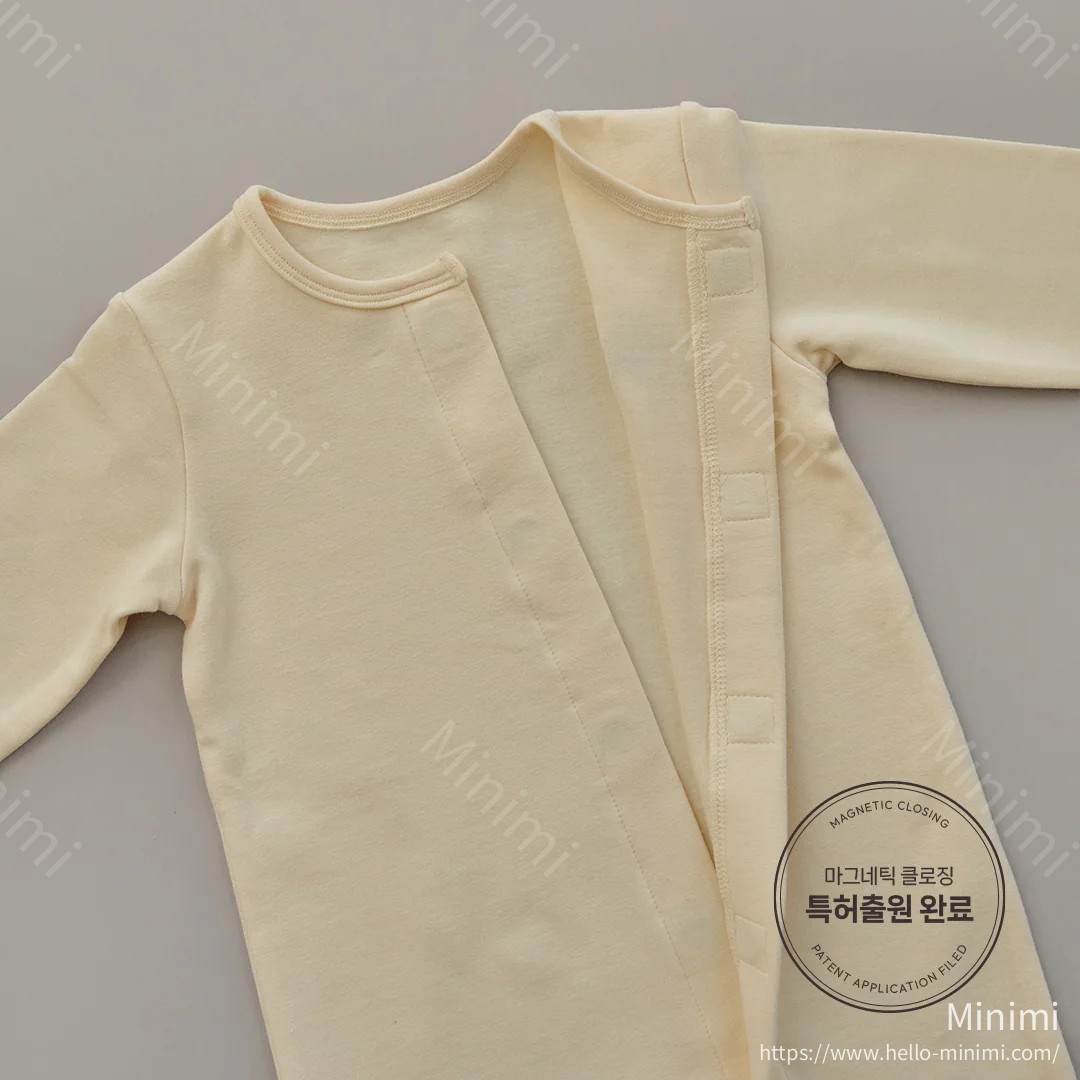 DOT TO DOT DTD一碰閉合磁扣系列🧲-雲朵綿柔彈力連身服 細節圖 6