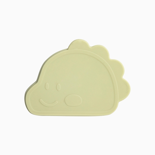 MODU'I 鉑金矽膠恐龍餐盤 (餐盤連餐蓋)