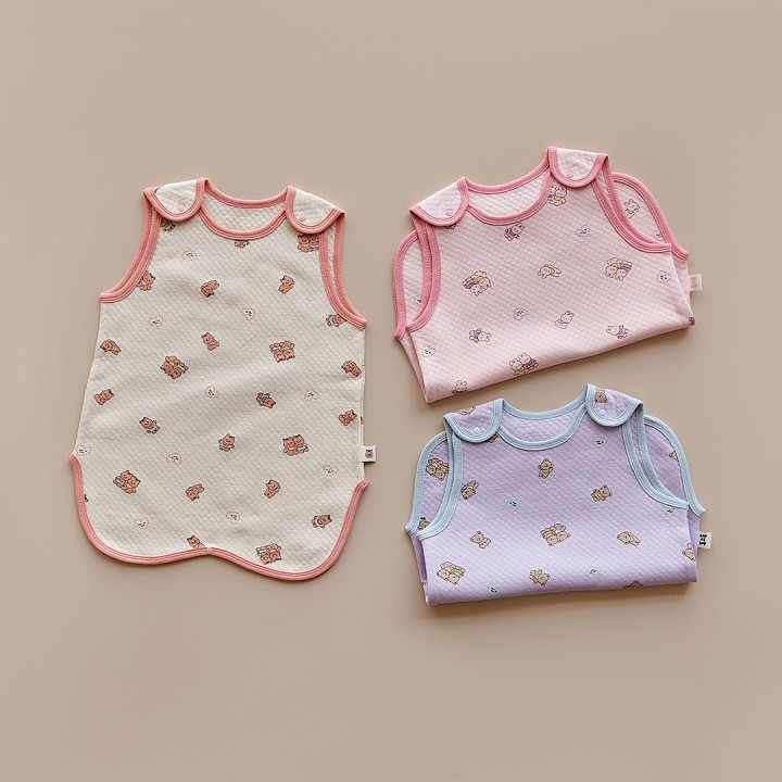 25F/W DTD親暱奶萌寶貝系列-絎縫棉睡眠馬甲