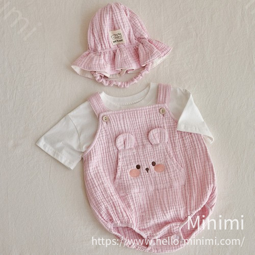 DOT TO DOT 26S/S DTD奶萌人物系列🍼-棉紗娃娃帽 細節圖 2