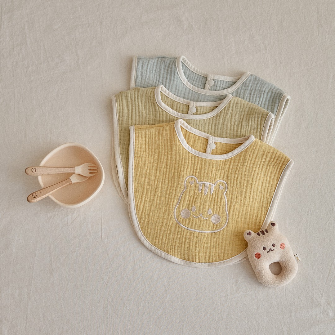 25F/W DTD七彩棉花糖系列-六重棉紗big圍嘴