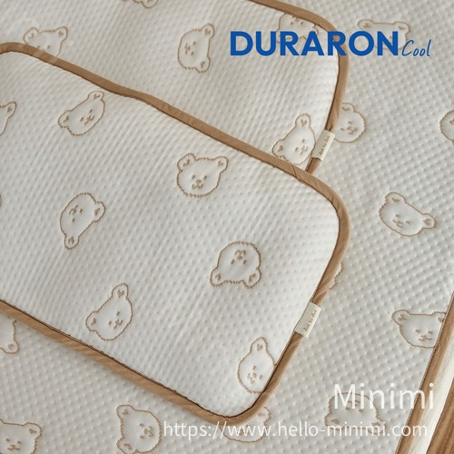 DOT TO DOT 26S/S DURARON❄彩色包邊透冷氣系列-輕薄矮枕-幼兒款(30x50) 細節圖 1
