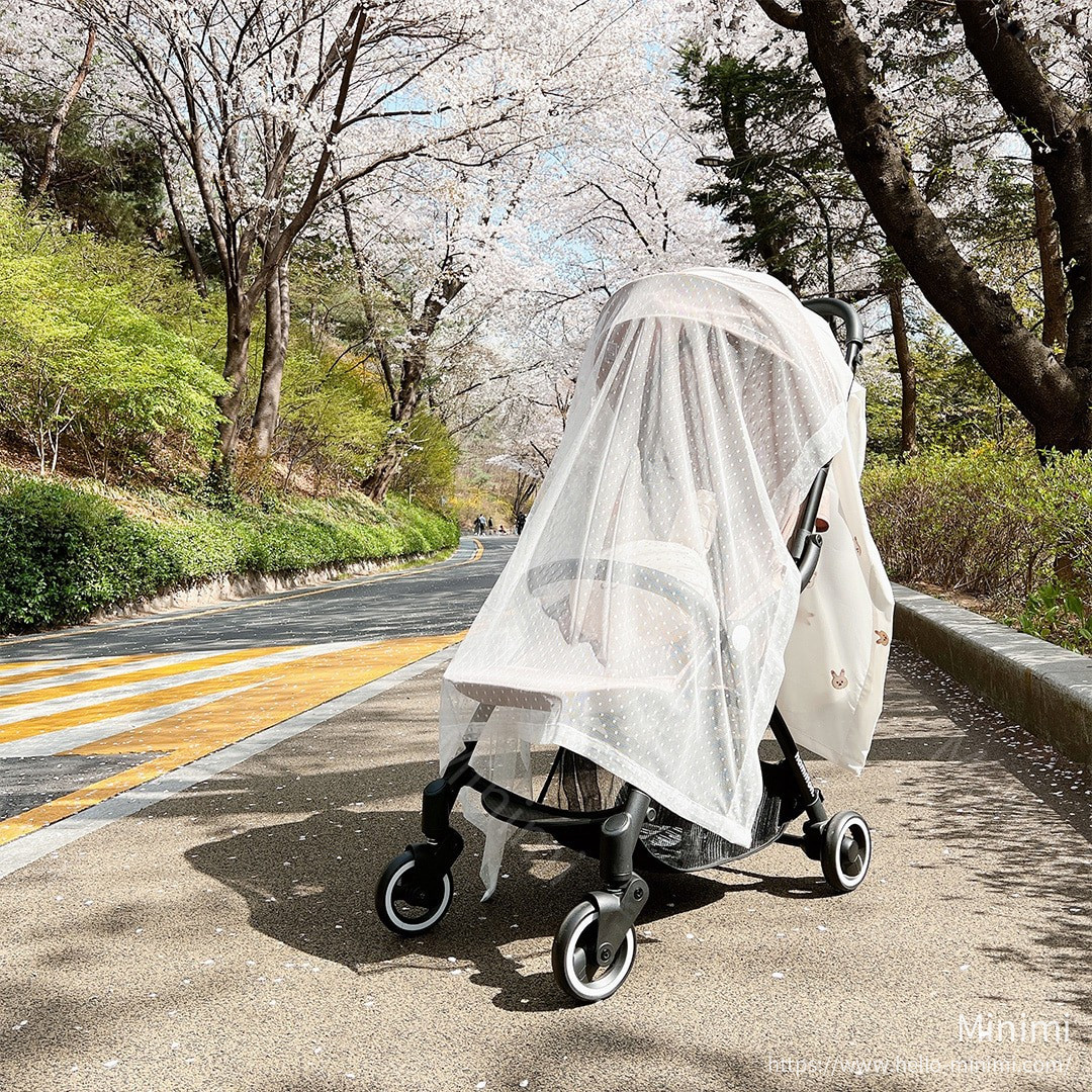 DOT TO DOT DTD 刺繡嬰兒車遮陽防風罩（Stroller Cover） 細節圖 5