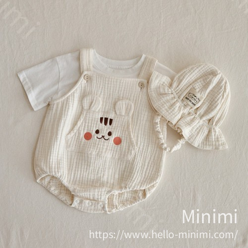 DOT TO DOT 26S/S DTD奶萌人物系列🍼-棉紗娃娃帽 - 韓國童裝代購主圖