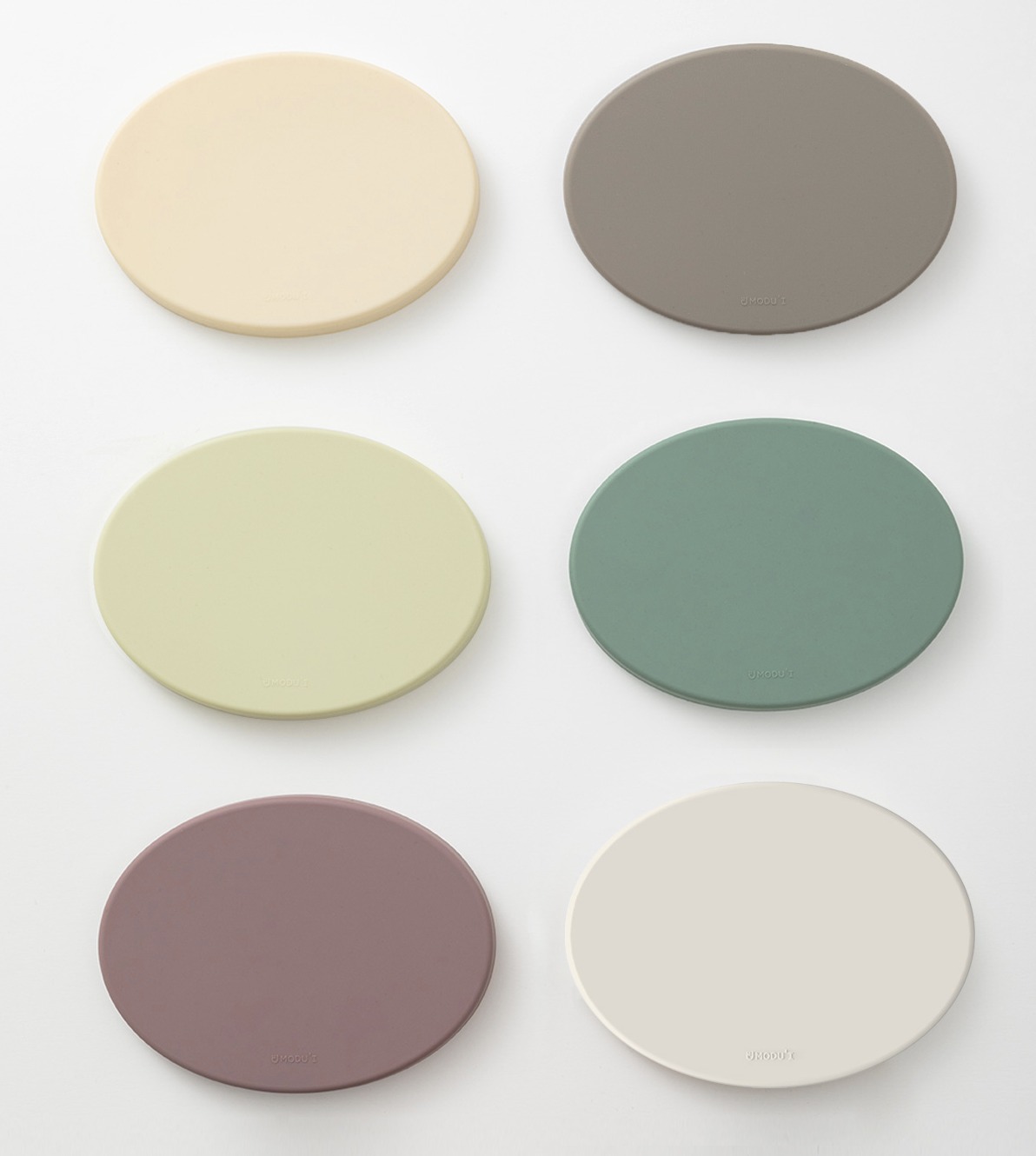 MODU'I 鉑金矽膠分隔吸盤餐盤蓋 (純色)