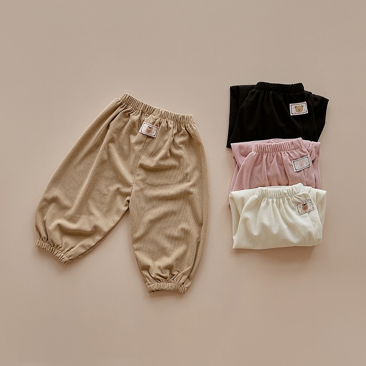 25F/W DTD萌趣波點人物系列-燈芯絨打底褲