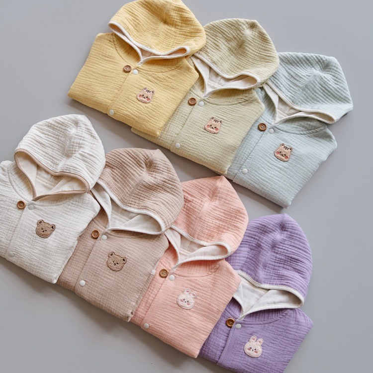 25F/W DTD七彩棉花糖系列-大圓臉3重棉紗精靈斗篷