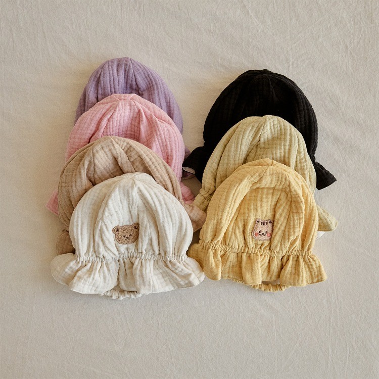 25F/W DTD七色有機棉紗娃娃帽