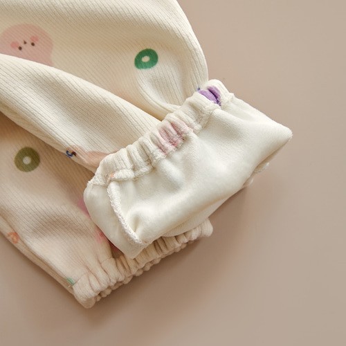 25F/W DTD Sweet Family系列-極細觸感羅紋褲