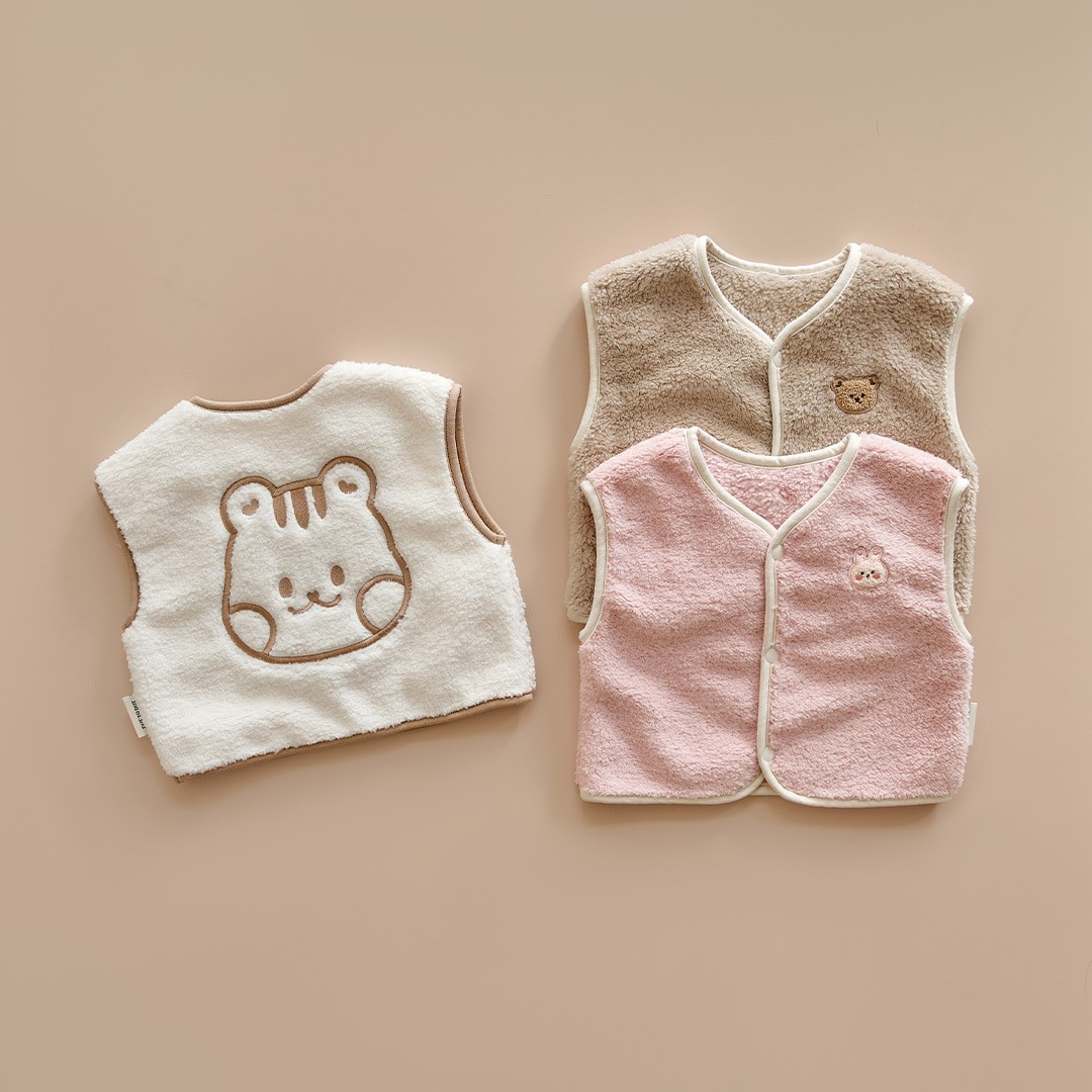 25F/W DTD綿綿雪花系列-微纖維背心馬甲