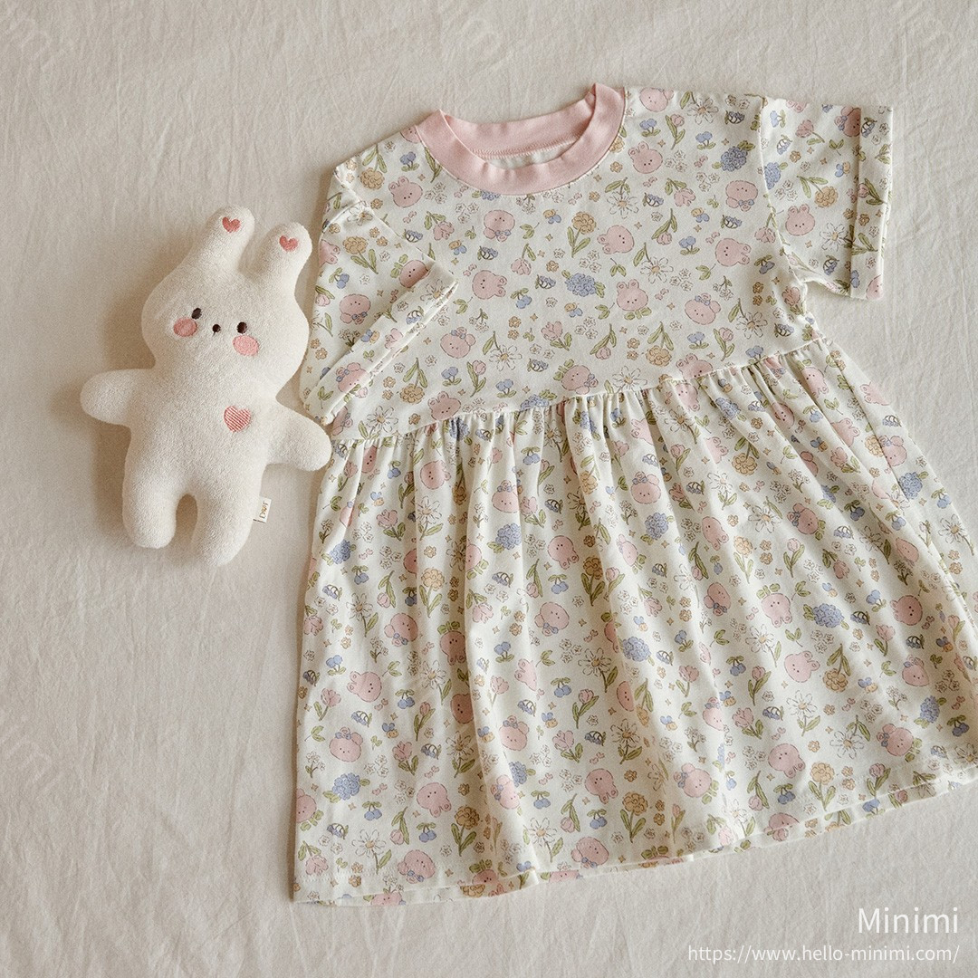 DOT TO DOT 26S/S DTD夏日花草派對系列-莫代爾彈連衣裙&打底褲套裝 細節圖 2