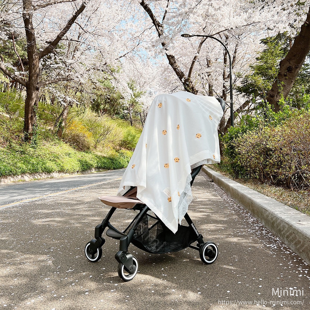 DOT TO DOT DTD 刺繡嬰兒車遮陽防風罩（Stroller Cover） 細節圖 3