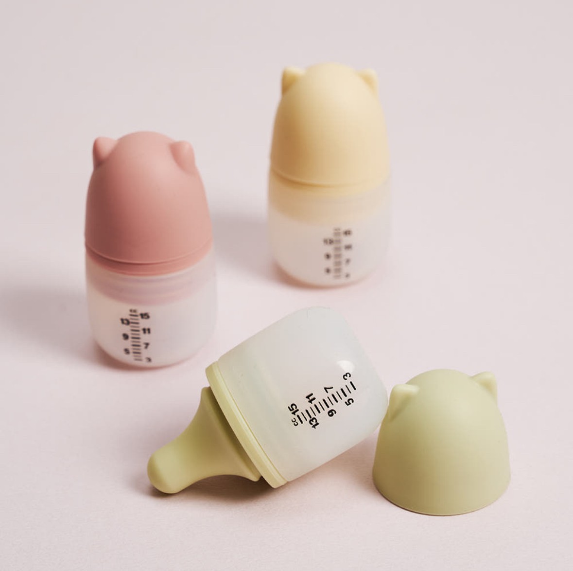 MODU'I 鉑金矽膠嬰兒防嗆餵藥瓶