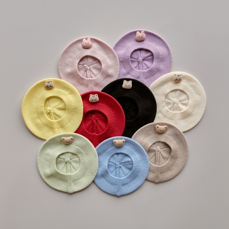 25F/W DTD迷你玩偶針織貝雷帽