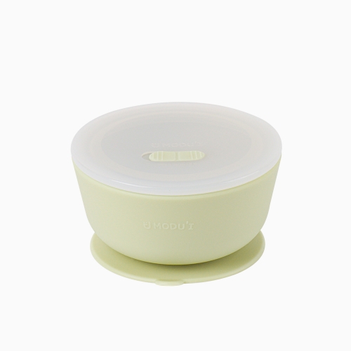 MODU'I 鉑金矽膠幼兒吸盤碗