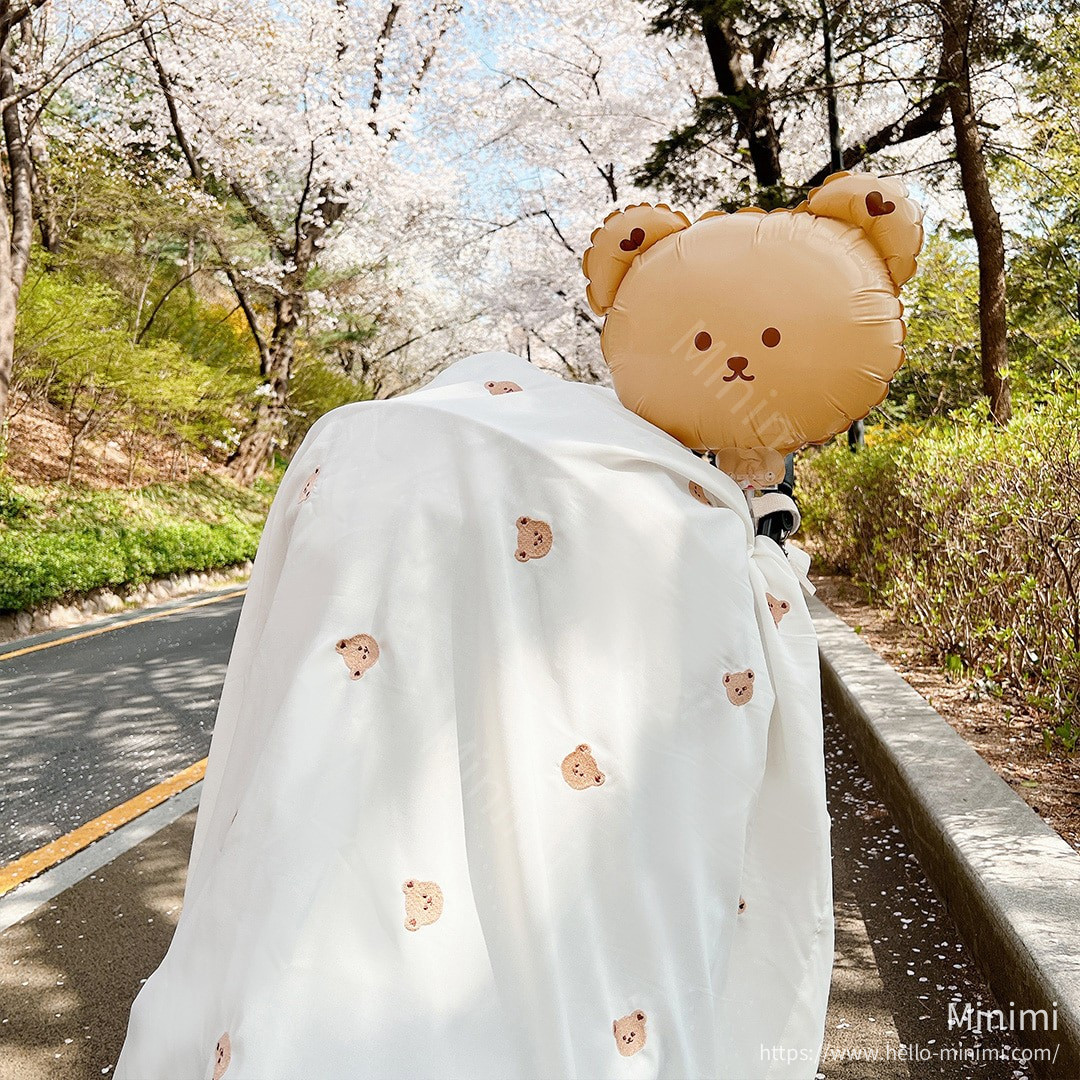 DOT TO DOT DTD 刺繡嬰兒車遮陽防風罩（Stroller Cover） 細節圖 6