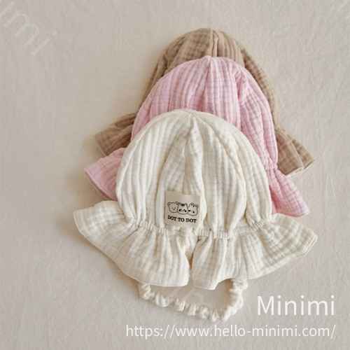 DOT TO DOT 26S/S DTD奶萌人物系列🍼-棉紗娃娃帽 細節圖 4