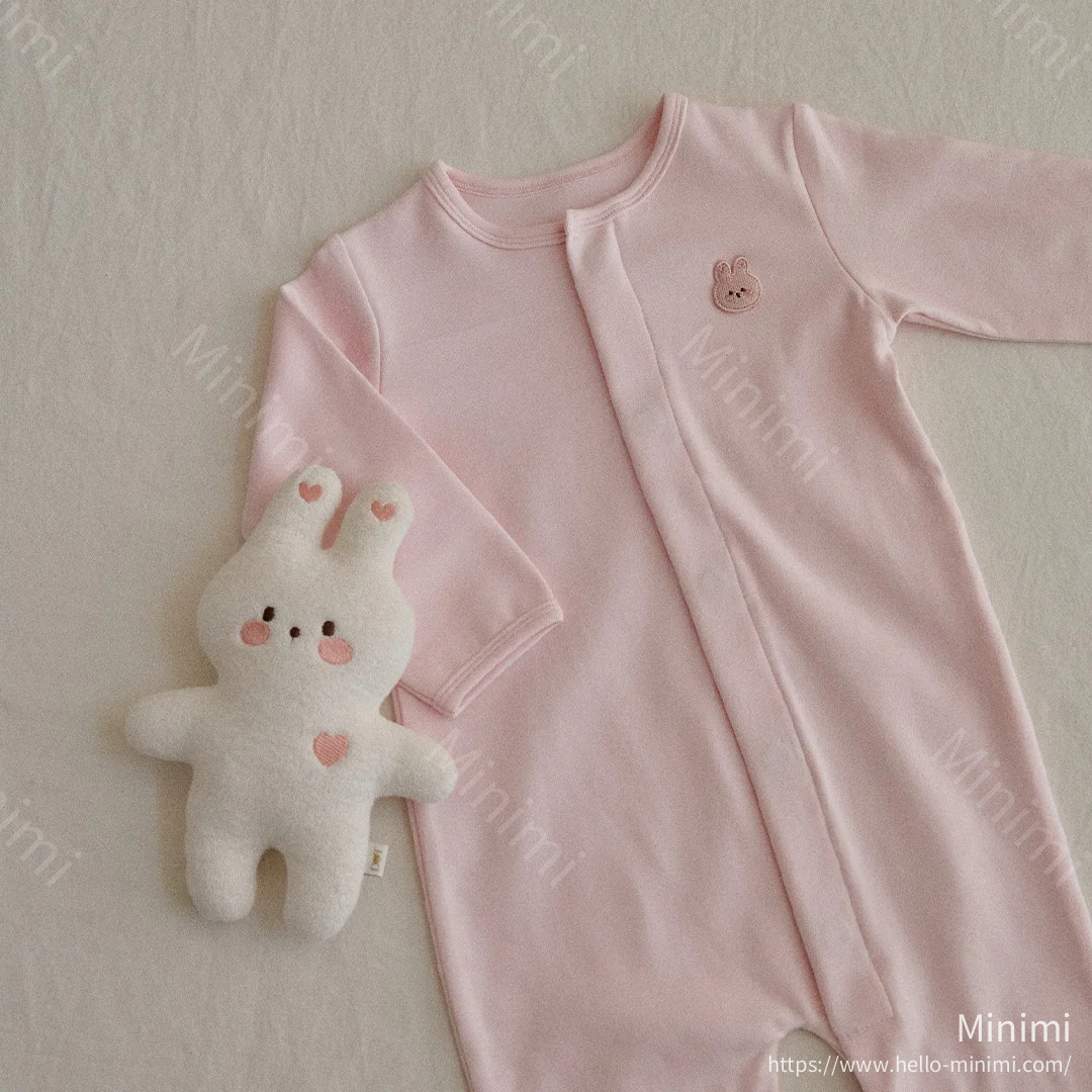 DOT TO DOT DTD一碰閉合磁扣系列🧲-雲朵綿柔彈力連身服 - 韓國童裝代購主圖