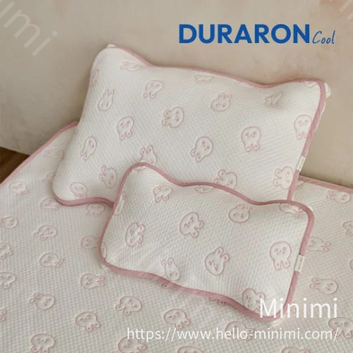 26S/S DURARON❄彩色包邊透冷氣系列-抑汗枕頭套-兒童/成人款(50x70)