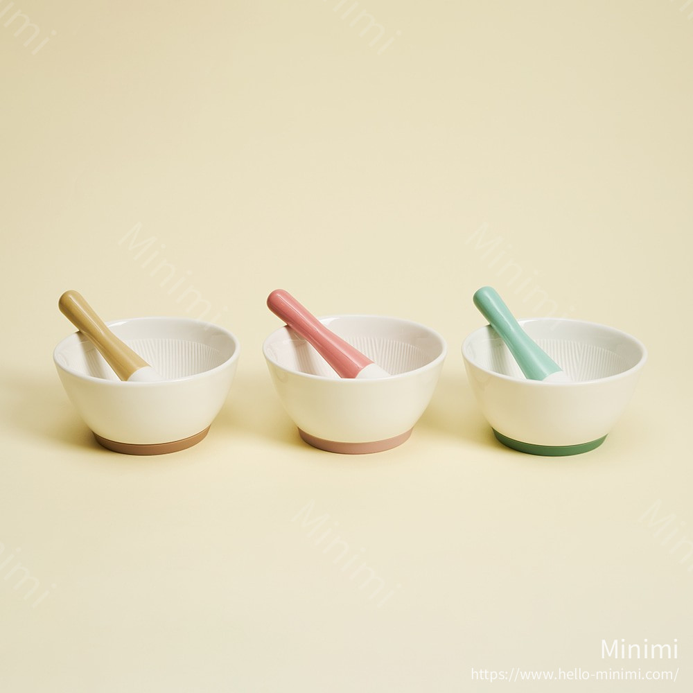 DOT TO DOT MODU'I 陶瓷嬰兒副食品研磨碗套裝 - 韓國童裝代購主圖
