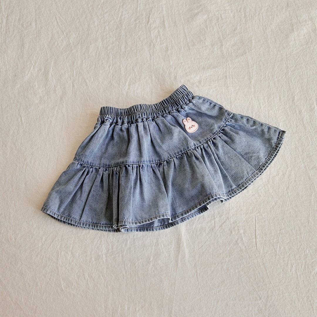 DOT TO DOT 26S/S🌞DTD兔兔寶貝日常牛仔短裙 細節圖 1
