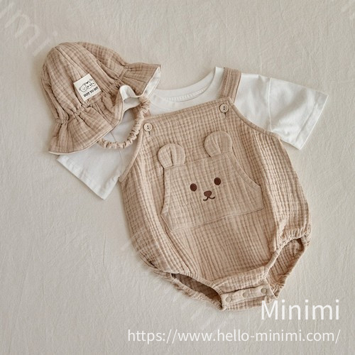 DOT TO DOT 26S/S DTD奶萌人物系列🍼-棉紗娃娃帽 細節圖 1