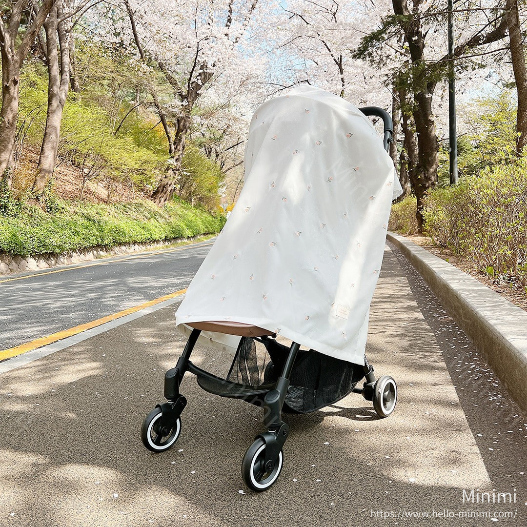 DOT TO DOT DTD 刺繡嬰兒車遮陽防風罩（Stroller Cover） 細節圖 1