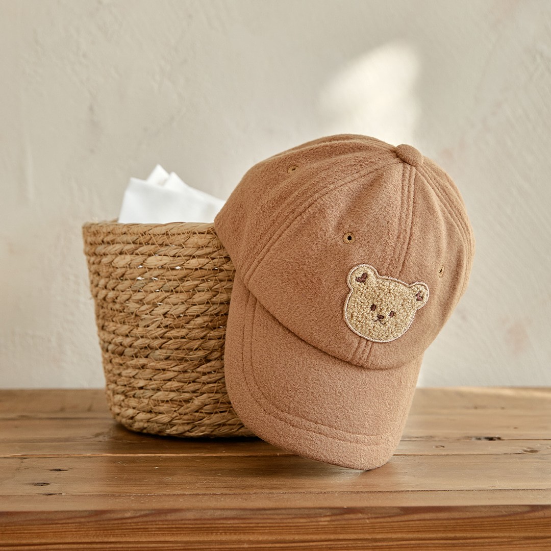 25F/W DTD綿綿純色暖心系列-絨布鴨舌帽