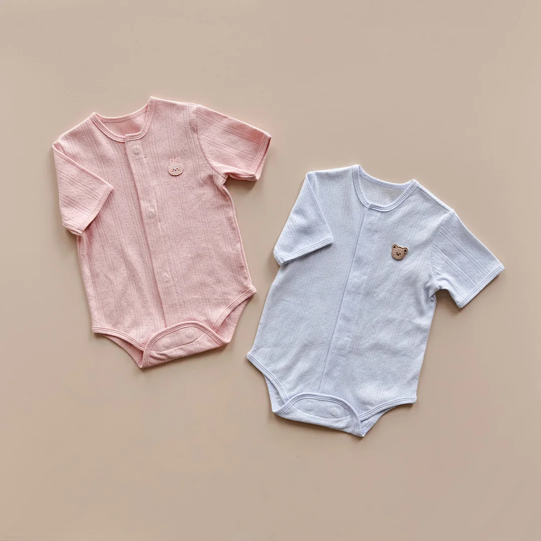 DOT TO DOT 26S/S DTD一碰閉合磁扣系列🧲-清涼鏤空包屁衣 細節圖 3