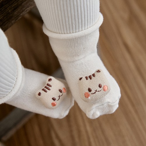 25F/W DTD新生兒小巧可愛迷你玩偶襪
