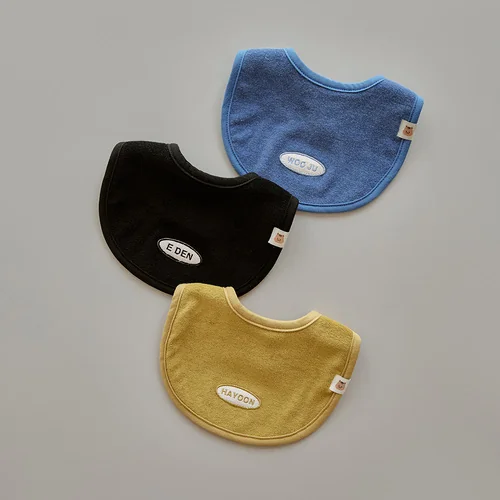 25F/W DTD果凍標籤毛圈布系列-姓名訂製款寶寶專屬圍嘴