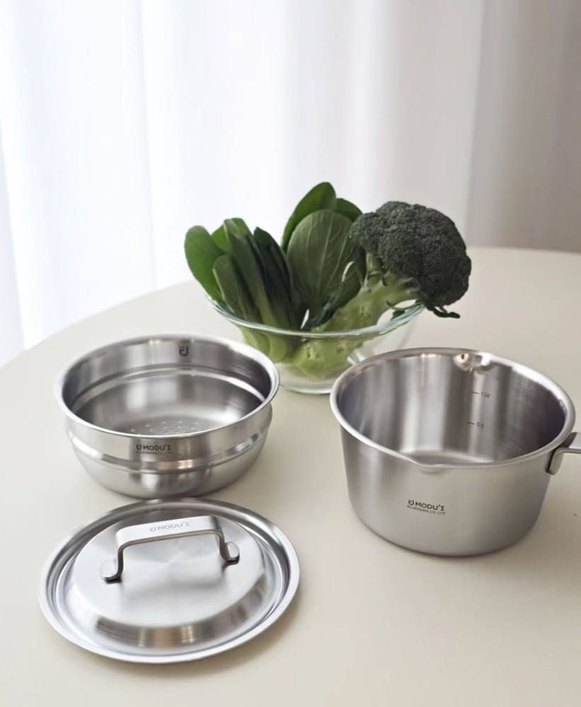 MODU'I SUS316 不鏽鋼雙層蒸鍋