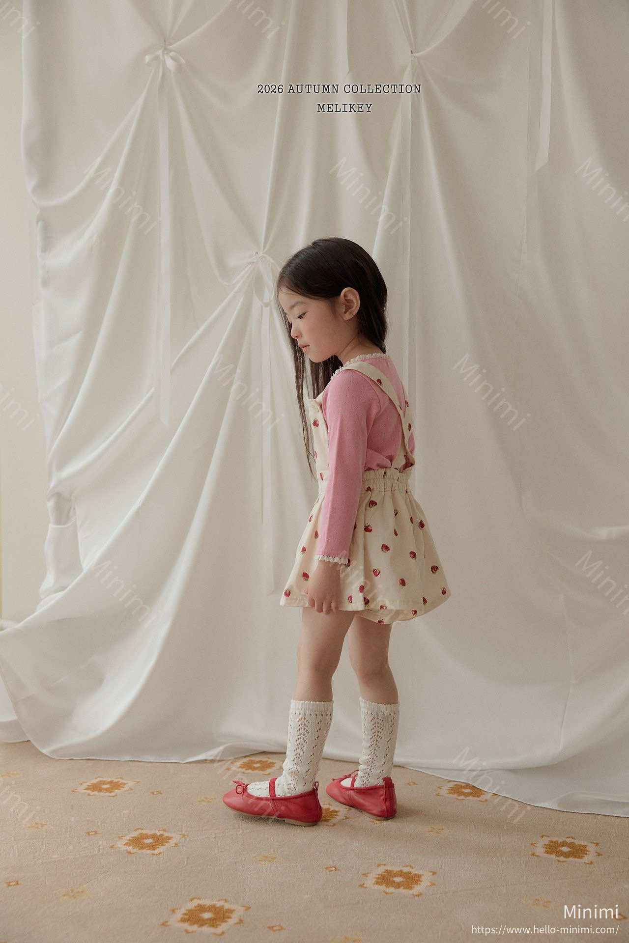 Melikey Strawberry Heart Overalls 細節圖 25