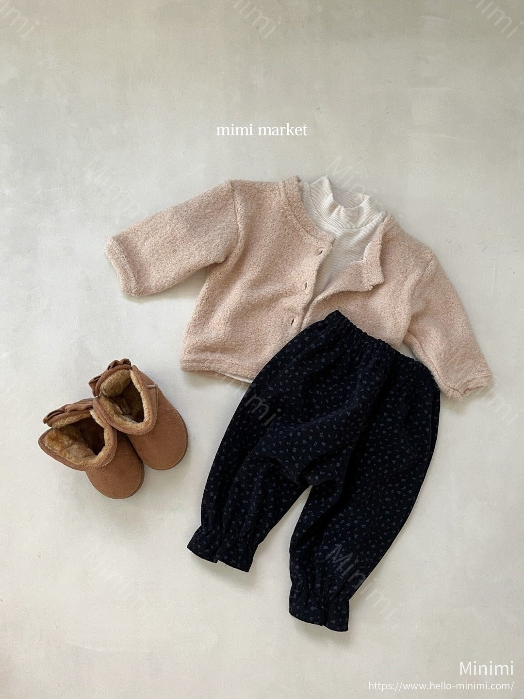mimi-market Flower Corduroy Pants 細節圖 2