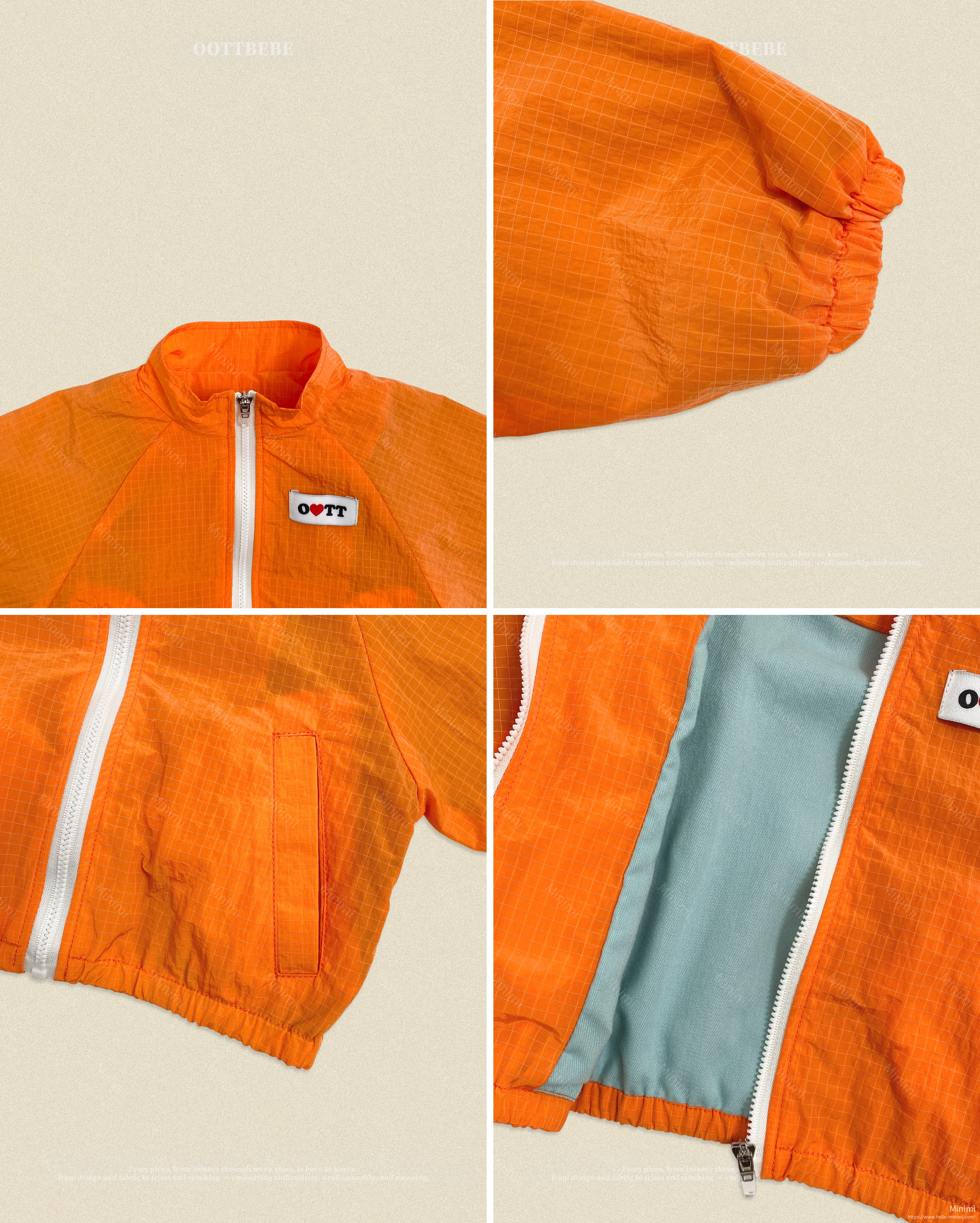 oott bebe Teen Windbreaker 細節圖 6