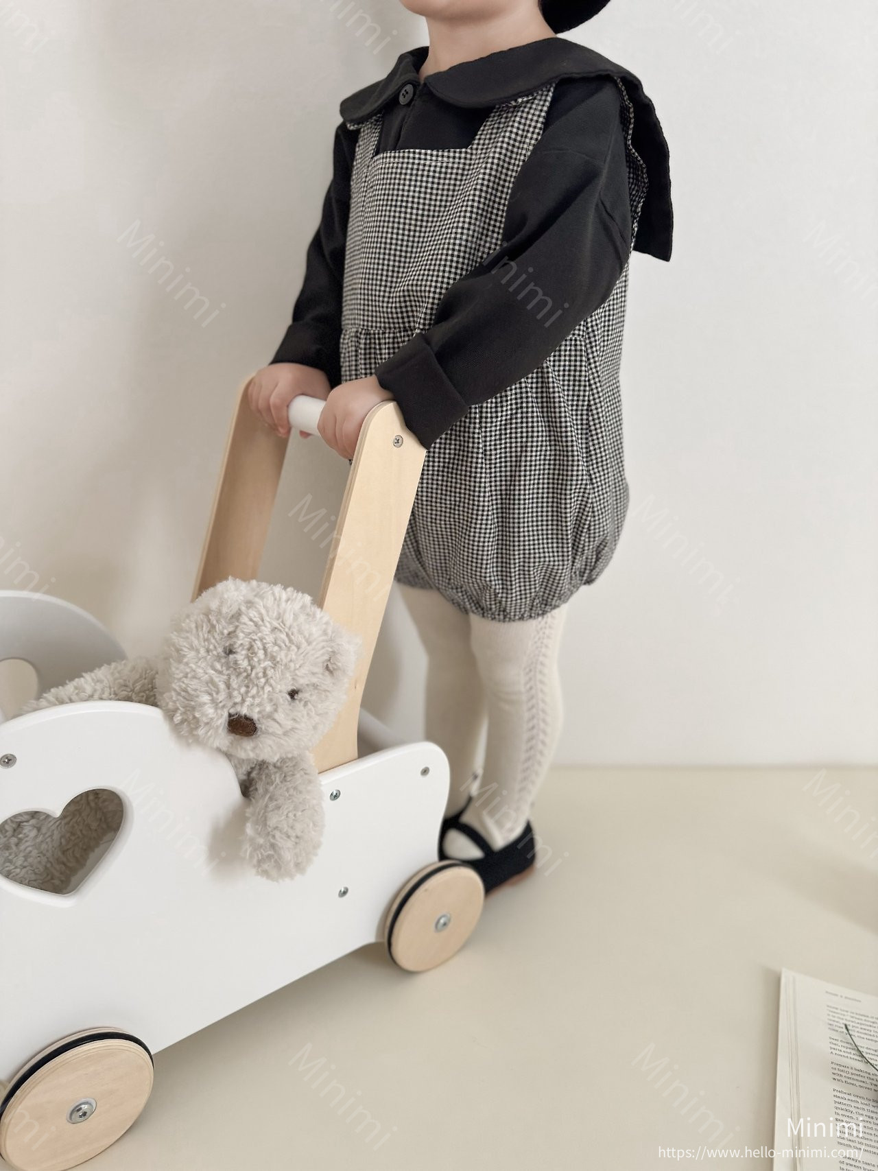 mimi-market Check Suspender Suit 細節圖 6