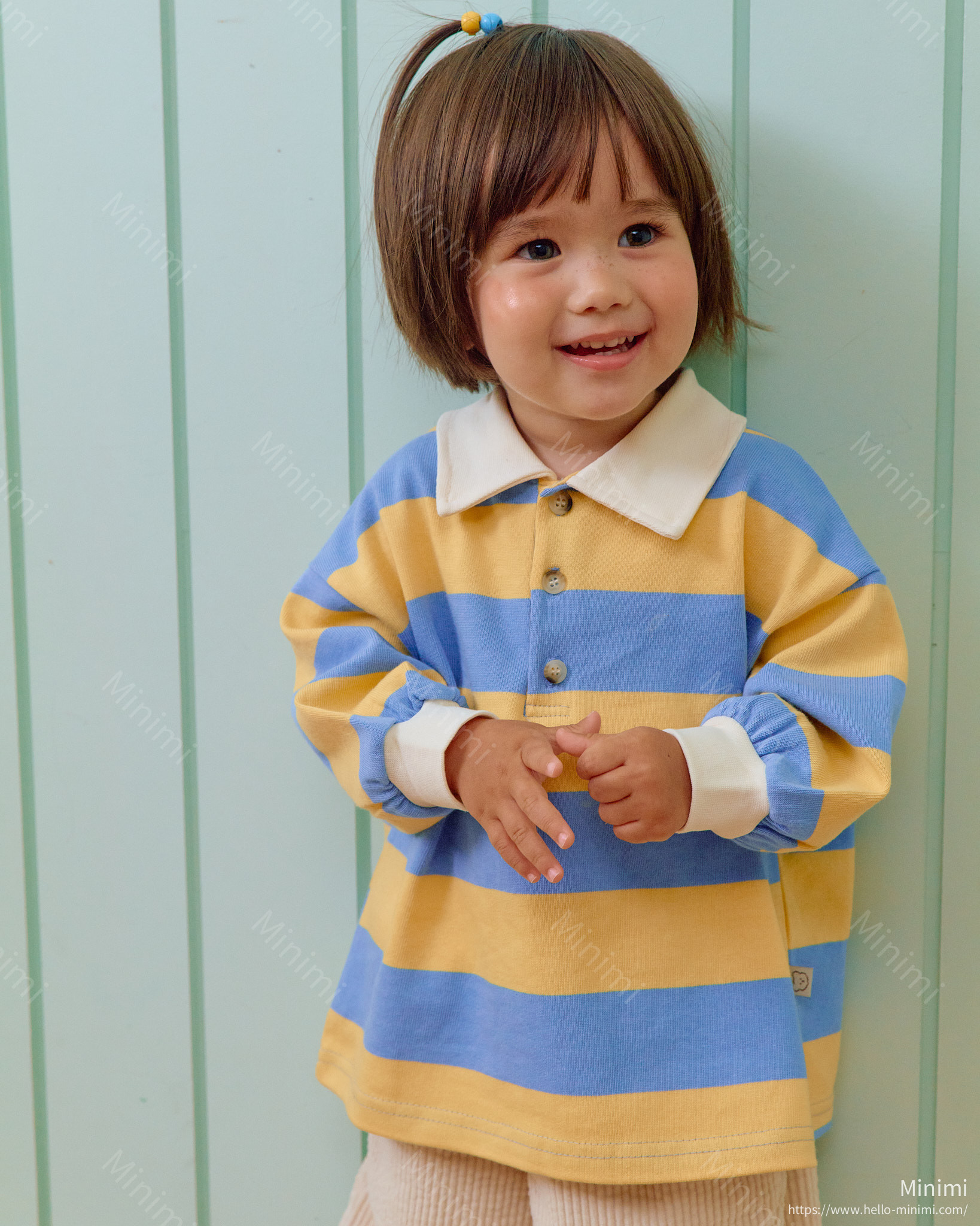 oott bebe Play Rugby Collar T-shirt 細節圖 32
