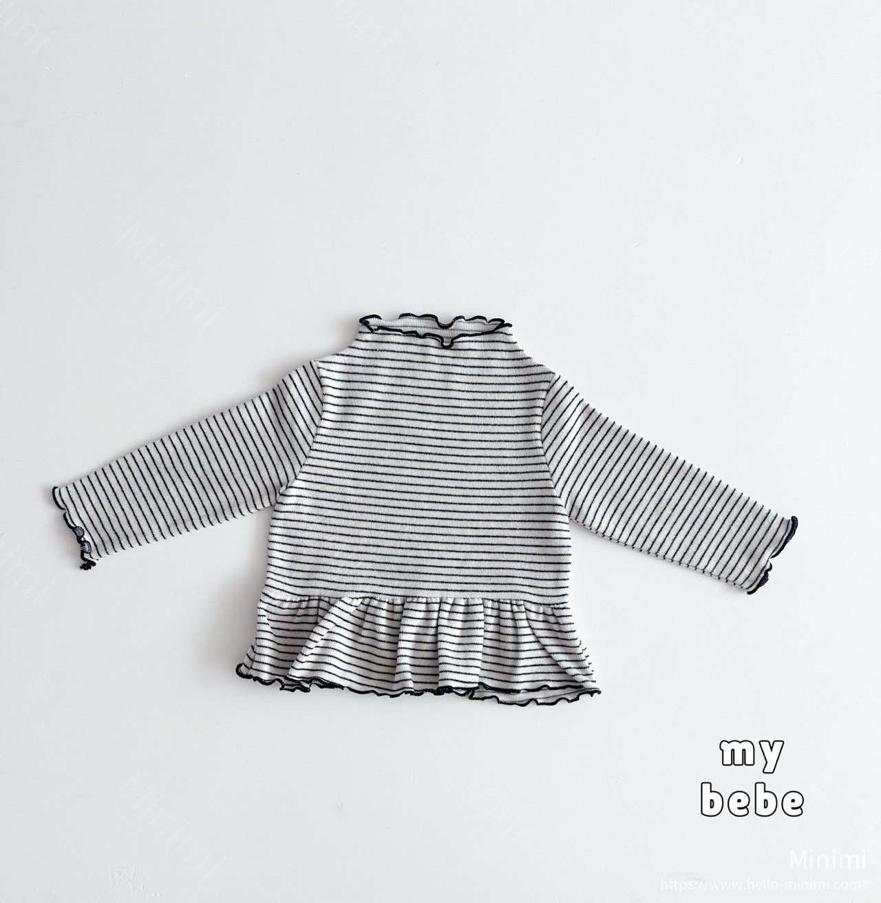 my_bébé Petit Ruffle Turtleneck 細節圖 3