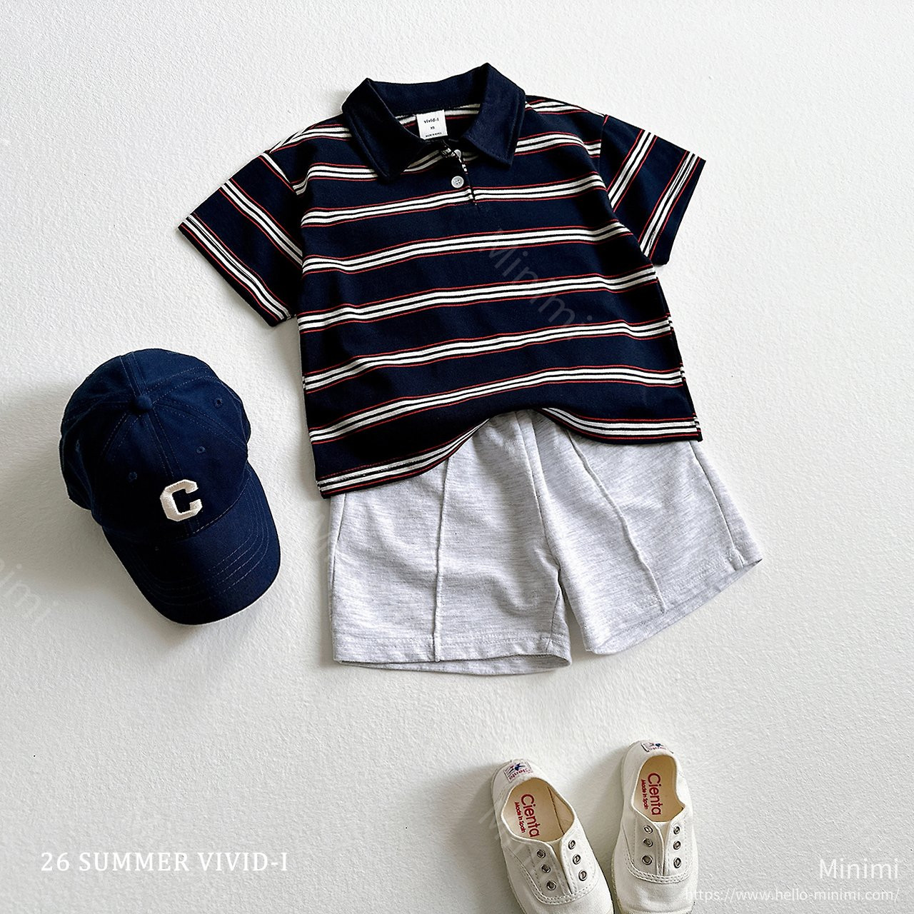 VIVID-I Multi Collar Striped T-Shirt 細節圖 14