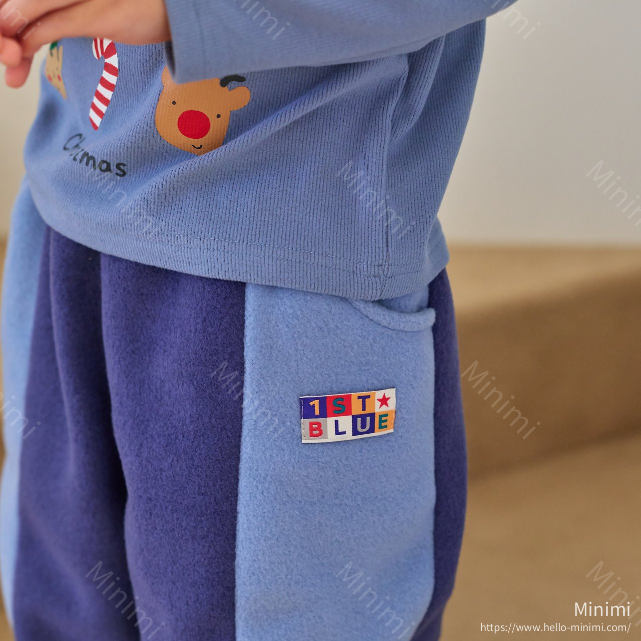 1st BLUE Colorblock Pants 細節圖 7