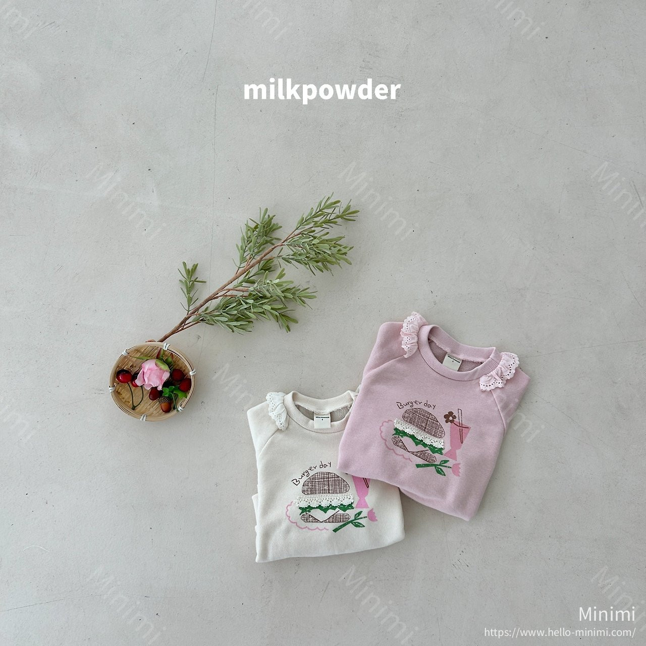 milkpowder Burger Sweatshirt 細節圖 38