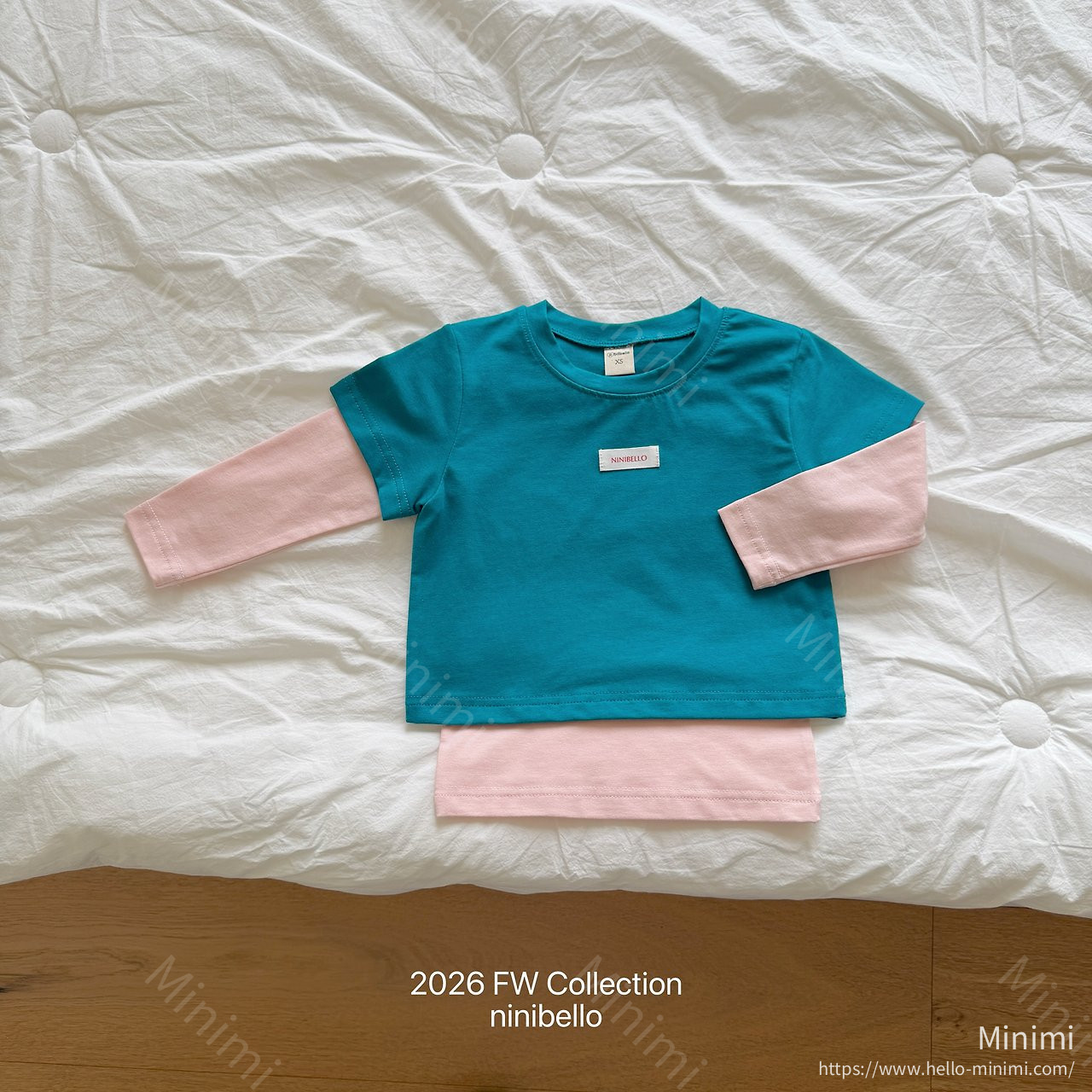 ninibello Layered T-shirt Set 細節圖 2