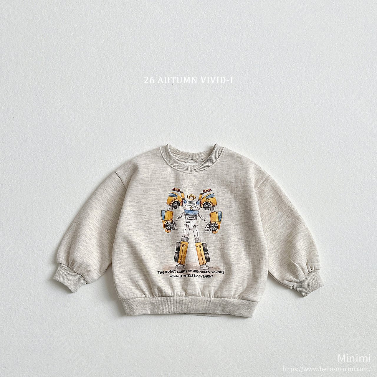 VIVID-I Vintage Robot Sweatshirt 細節圖 2