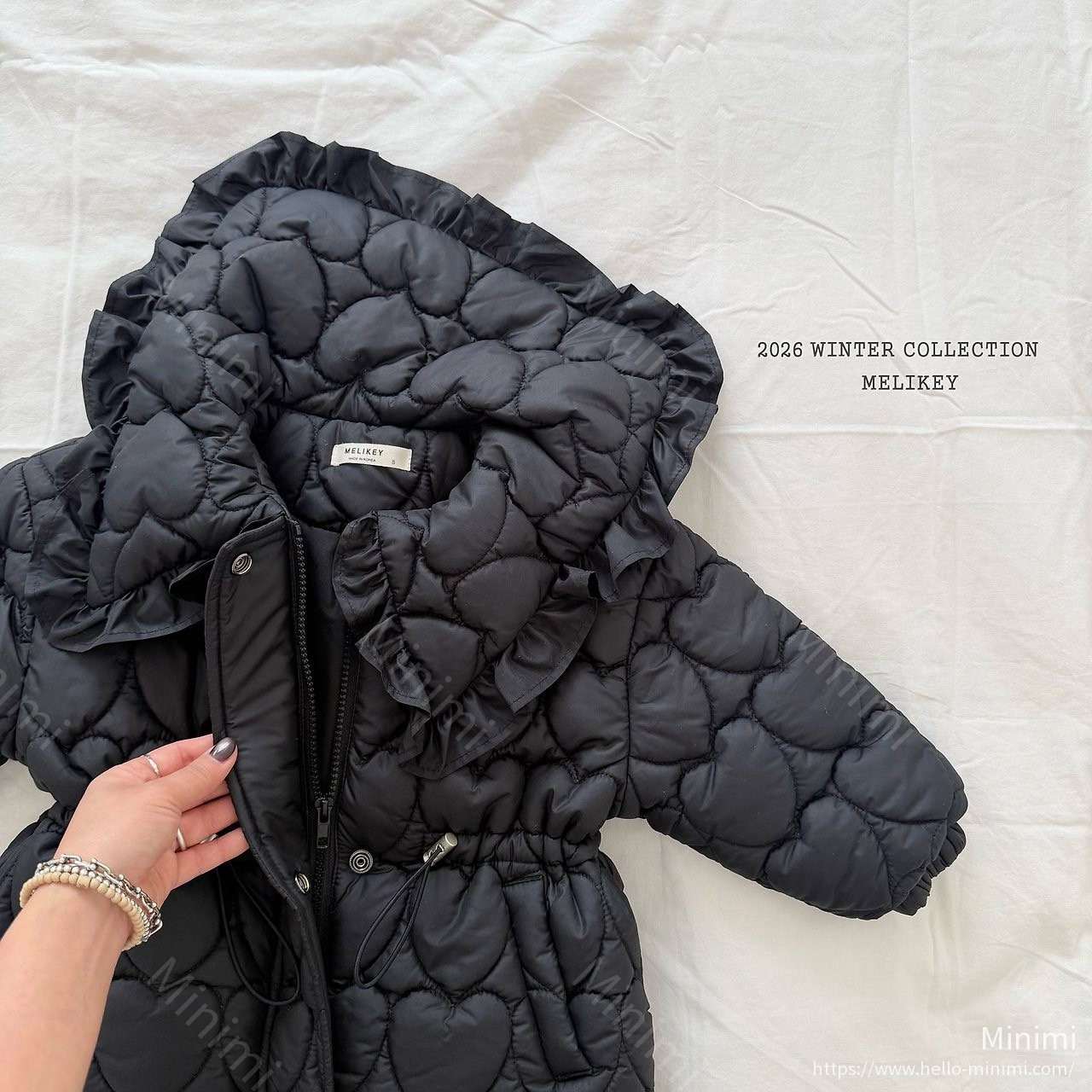 Melikey Heart Quilting Long Padding 細節圖 19