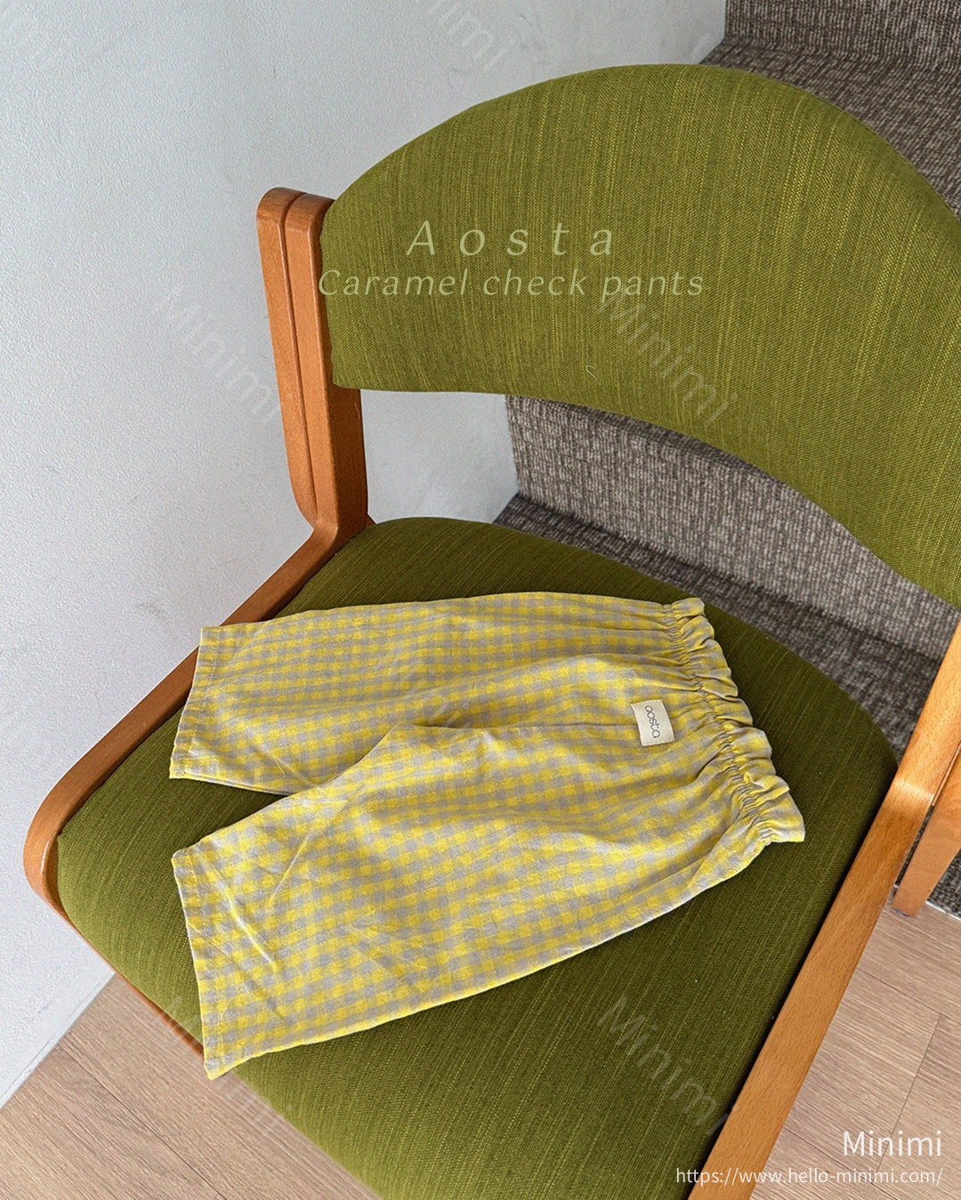 Aosta atelier Caramel Check Pants 細節圖 24